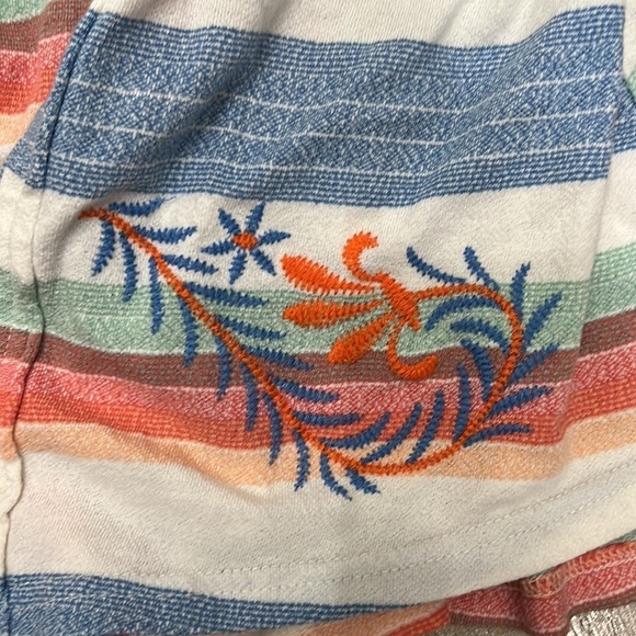 Free People OB758848 Vintage-Inspired Sleeveless Striped Tank in Ivory Combo Med - Picture 5 of 6